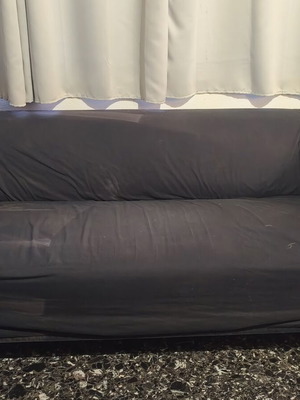 Sofa 1.80 m with faded cover