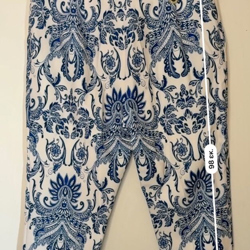 Lynne pants size 44 blue and white like new