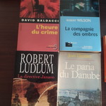 French mystery and adventure books like new, pack of 4, large size