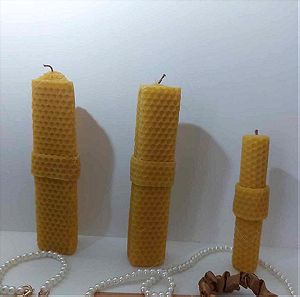 κεριά από κερί μέλισσας