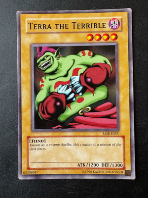 Yugioh card μεταχειρισμένο LOB unlimited