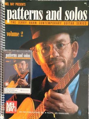Patterns and Solos guitar book used with tablature and collectible cassette