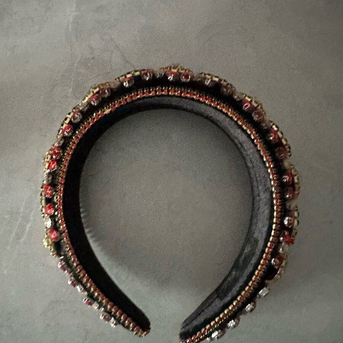 Hairband with rhinestones new, colorful