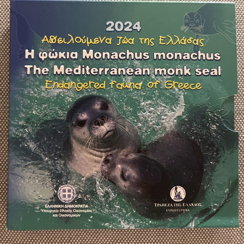 Monachus Monachus 5€ Silver Coin 2024 Proof New