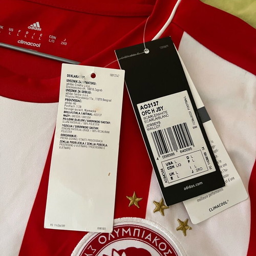 Olympiacos jersey size Large new with tag