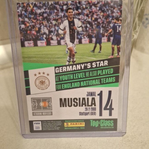Jamal Musiala Unbeatable Panini card