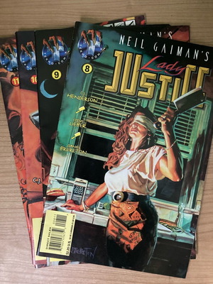 Neil Gaiman's Lady Justice issues 8-11 like new, complete story