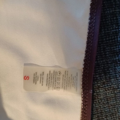 Trichrome bikini swimsuit like new, size S, brown and white