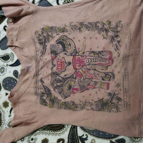 T-shirt medium used, pink