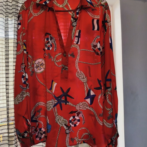 Zara women's shirt like new, red, size L