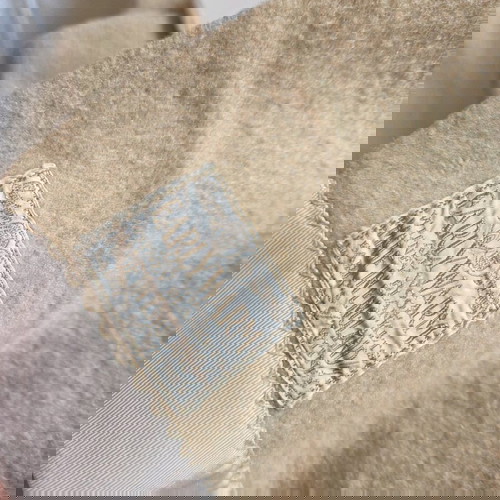 Λεπτή κουβέρτα 180×230 ,EARLY WARM  ALL WOOL Vintage