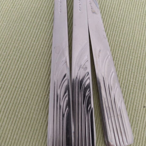 Forks used, set of 5 stainless steel