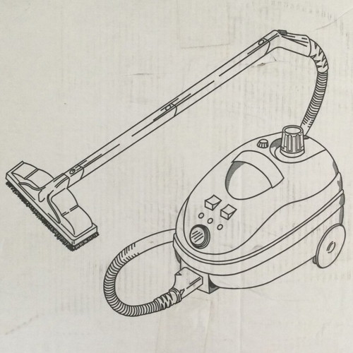 Steam cleaner like new with accessories for cleaning and ironing