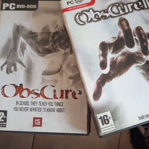 Obscure and Obscure 2 PC games like new, adventure
