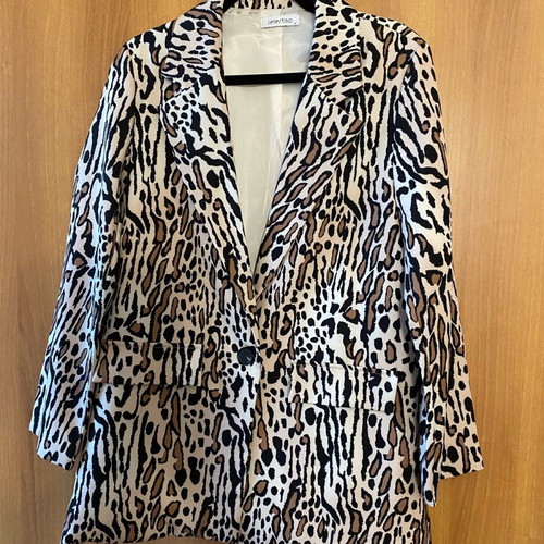 Celestino women's suit new with animal print, size M