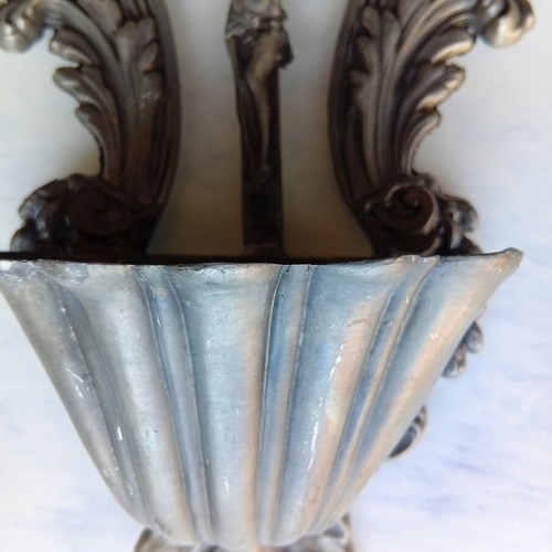 Holy Water Font with Christ and Cherubim, 28 cm