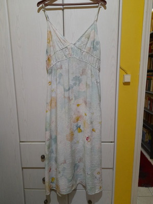 Maxi dress H&M like new, satin cotton fabric, size S