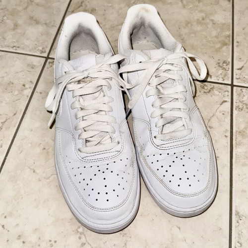 Nike Court Vision Low Next Nature sneakers, size 42, white