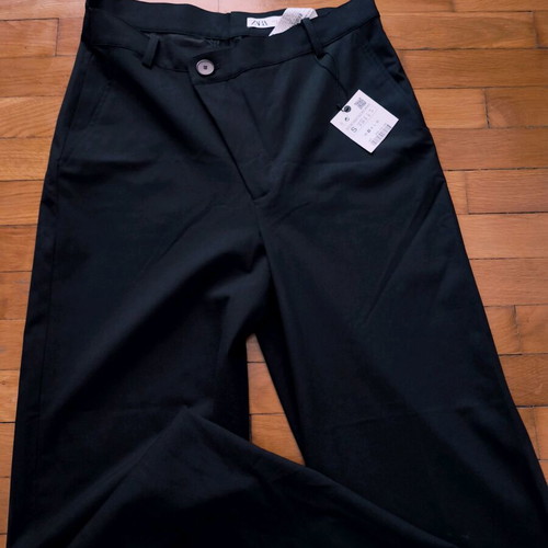 Zara pants new, size S 36 8, black and white