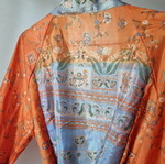 Indian robe like new, probable silk, ethnic pattern