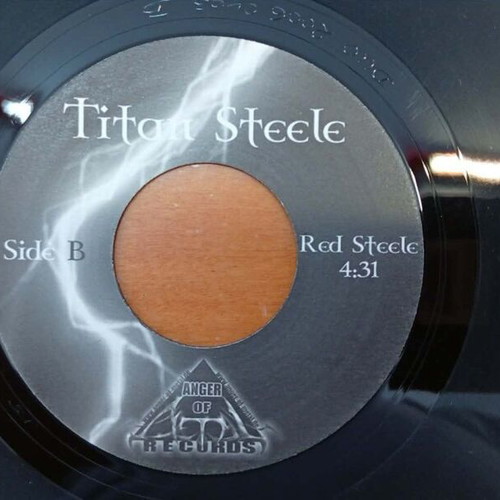 Titan Steele Fallen Star Red Steele 7' vinyl like new, metal