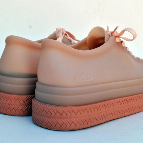 Melissa BE II Cloudy Pink Platform Sneakers used, size 40