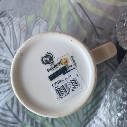 UEFA Euro 2004 ceramic mug, official logo, Portugal