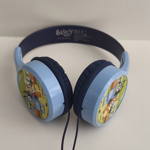 Bluey Kids Headphones wired, new, volume limiter 85dB