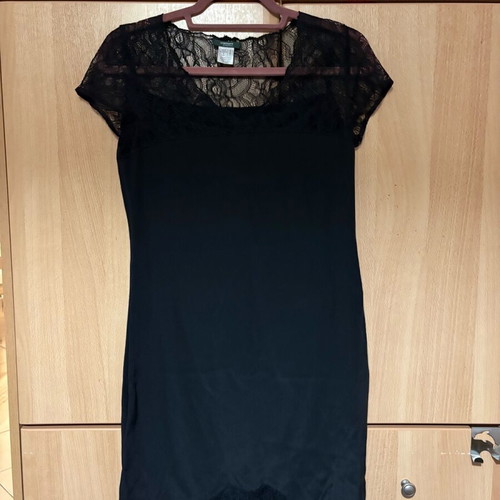 La Redoute Collections silk dress like new, black, XS