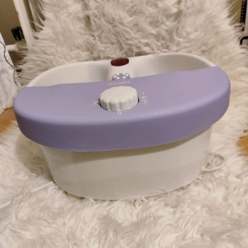 Sanitas spa foot bath like new with 3 attachments and 3 functions