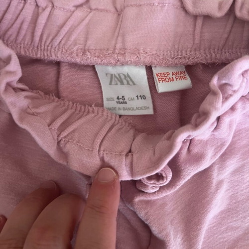Zara pink tracksuit for girl like new, size 110 cm, age 5