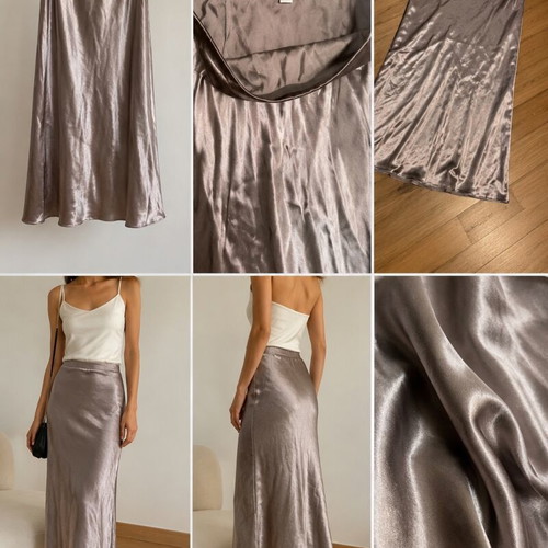 Satin skirt, size M / 38 / 10