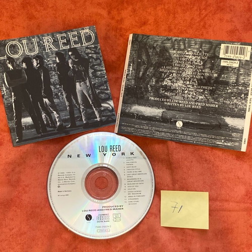 Lou Reed New York CD like new without jewel box