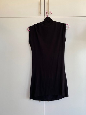 Black tight turtleneck dress like new