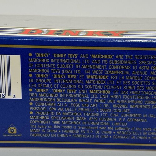 Matchbox 1990 The Dinky Collection DY8-B 1948 Commer 8 CWT Van scale 1:43 new