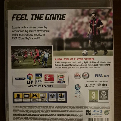 FIFA15 PlayStation 3 like new