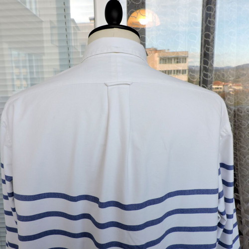 Polo Ralph Lauren Men's Navy Striped Button Down Shirt XL