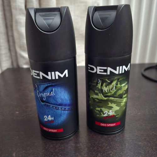 Denim men's deodorants 2 pack 150ml each new