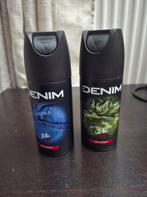 Denim men's deodorants 2 pack 150ml each new