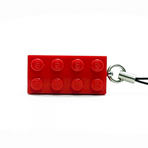 LEGO Strap red 2x4 brick keychain set 853186