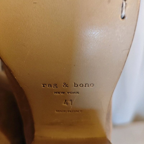 Rag & Bone Harrow suede ankle boots tan beige like new