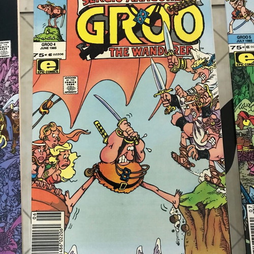 Groo The Wanderer set of 9 comics like new, 1985, Marvel