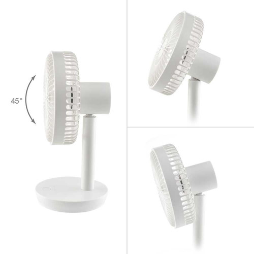 Diplomat DFX-363USB 6.3'' Desk Fan New, Rechargeable USB