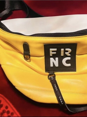FRNC τσαντάκι μέσης καινούργιο, μαύρο και κίτρινο