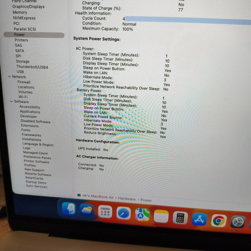 MacBook Air 15.3" M4 with 16GB RAM and 256GB SSD