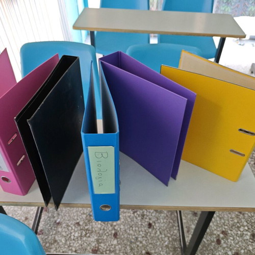 Binders used, set of 5 pieces