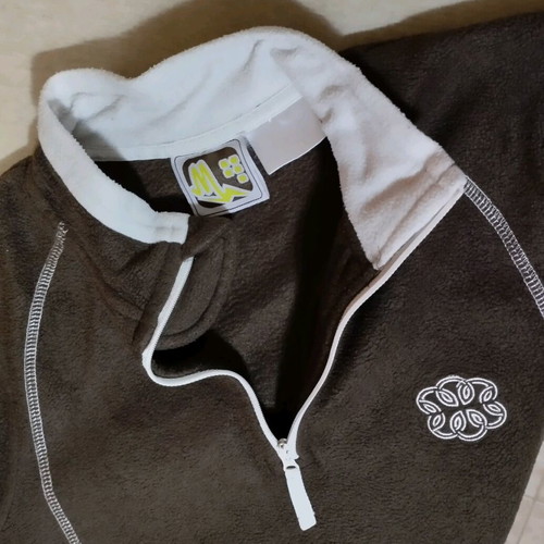 Fleece shirt used S-M brown