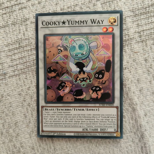 Yu-Gi-Oh Cooky Yummy Way Card like new, super rare
