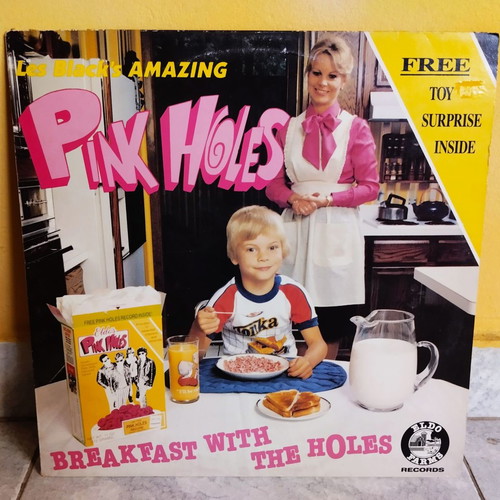 Pink Holes Breakfast With The Holes 1985 vinyl record used, punk rock