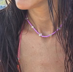 Pink Pearl handmade necklace
